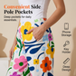 ⭐ Plus de 5.000 avis positifs ! Pantalon court décontracté à imprimé floral pour femme