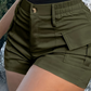 💥50 % de réduction🔥Short cargo taille haute pour femme avec poches — Livraison gratuite à partir de deux articles