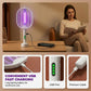🦟 Raquette anti-moustiques électrique pliable 2-en-1⚡ Écartez, électrocutez et dormez sans piqûres