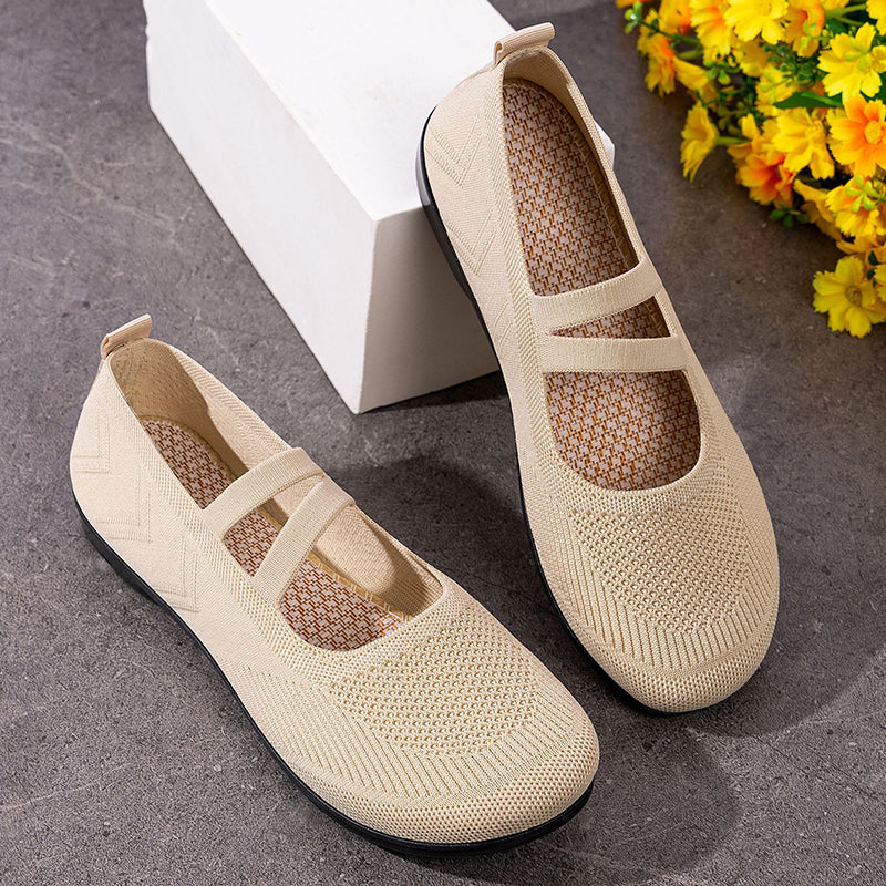 ⏰ Letzte Chance! 50% auf Restbestände！ Ballerines Fly Knit respirantes pour femmes