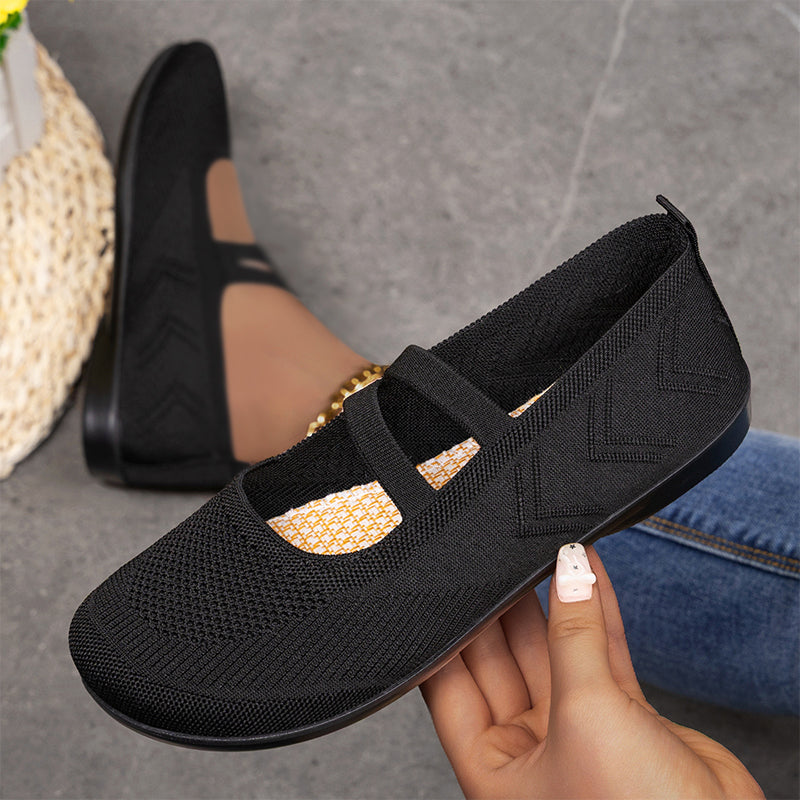 ⏰ Letzte Chance! 50% auf Restbestände！ Ballerines Fly Knit respirantes pour femmes