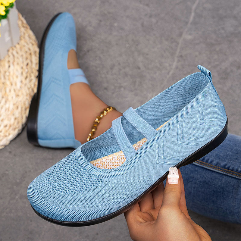 ⏰ Letzte Chance! 50% auf Restbestände！ Ballerines Fly Knit respirantes pour femmes