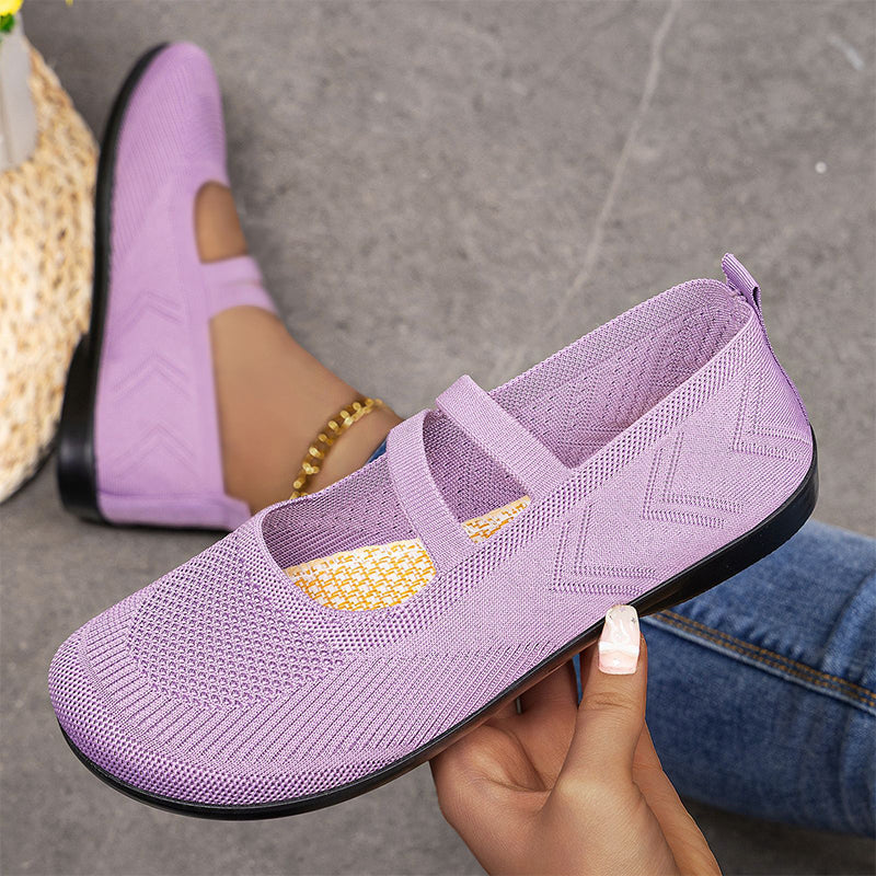 ⏰ Letzte Chance! 50% auf Restbestände！ Ballerines Fly Knit respirantes pour femmes