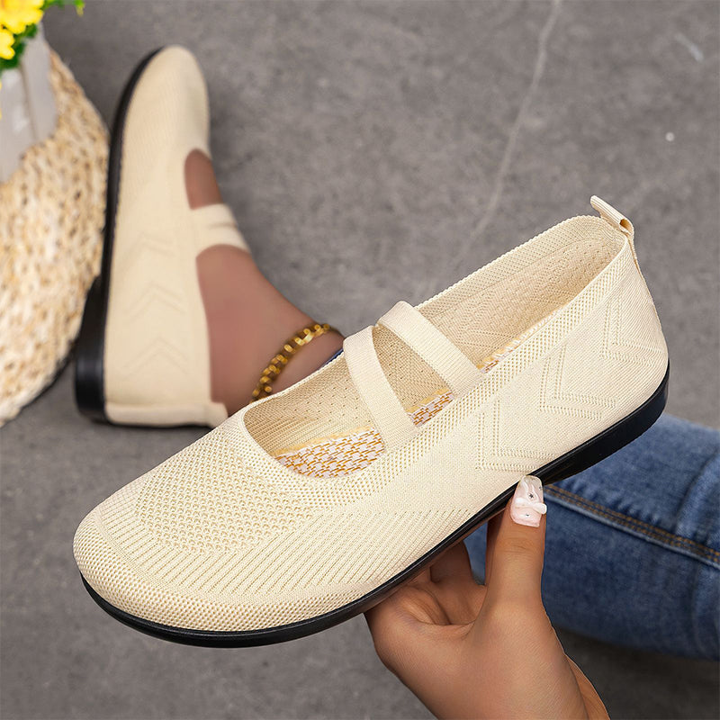 ⏰ Letzte Chance! 50% auf Restbestände！ Ballerines Fly Knit respirantes pour femmes