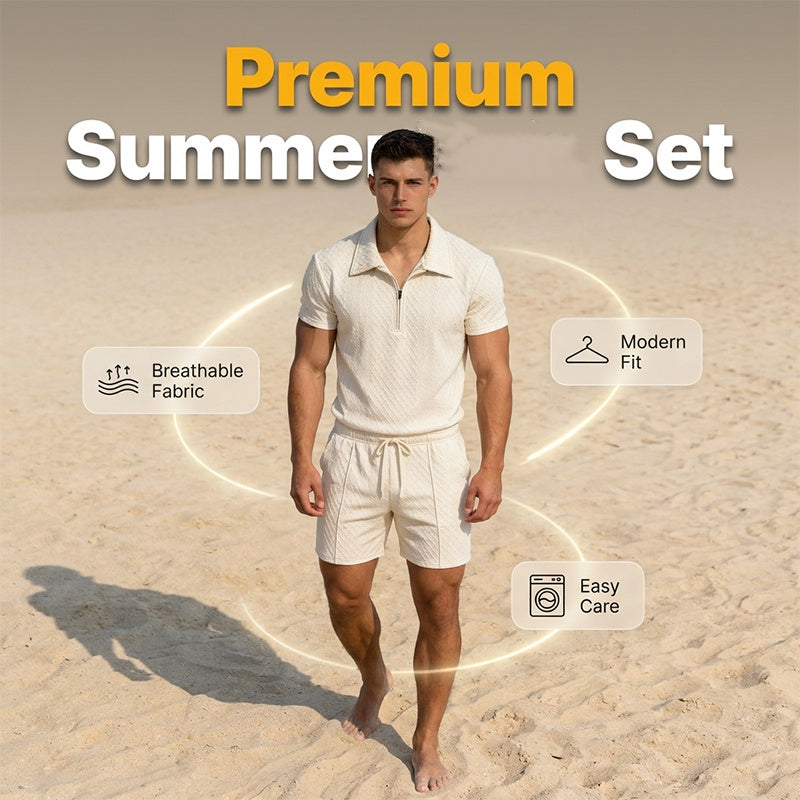 Tenue d'été deux pièces pour homme