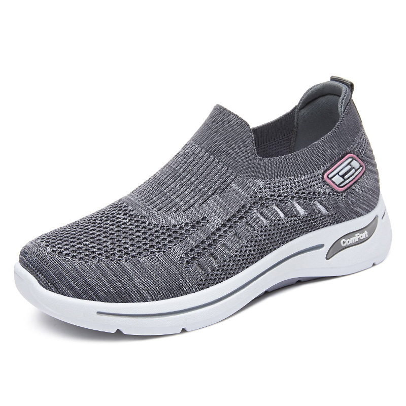 Chaussures de marche en tricot respirant pour femme