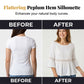Women's Ruffle Sleeve Peplum Blouse