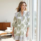 🏆Nouveautés de l'été : 50 % de réduction😻Mini-robe bohème à volants et col en V