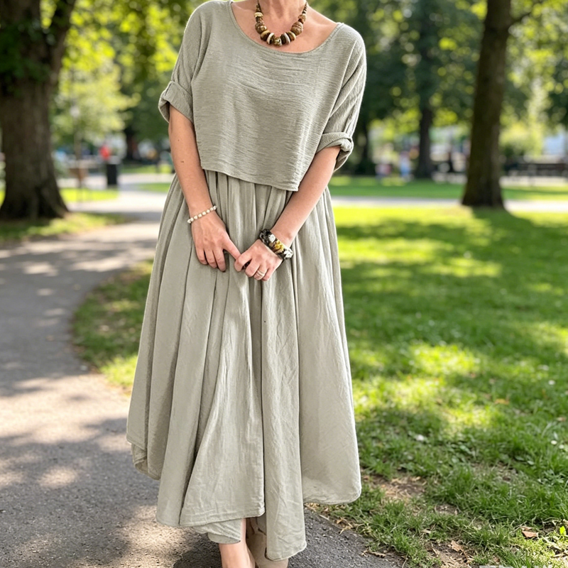 Nouveauté 💙 Ensemble deux pièces d'été décontracté avec jupe ✨