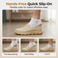 Chaussures de marche pour homme, sans lacets, en maille respirante