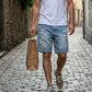🔥New Arrivals & Best Sellers-Men’s Ripped Distressed Denim Shorts
