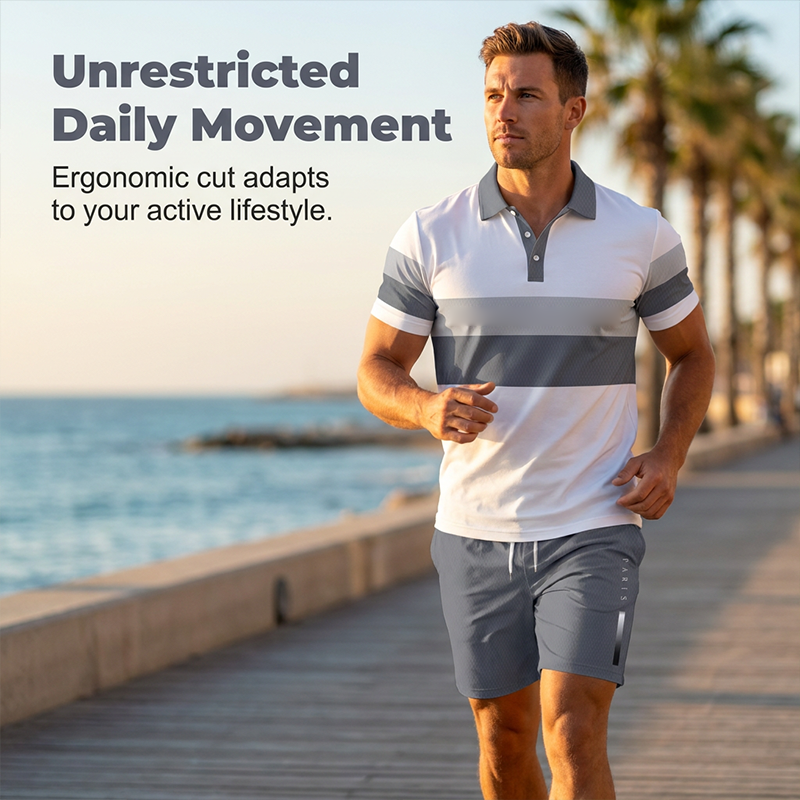 👕 PROMO -50% ! 💥 Set 2 Pièces Chemise & Short Homme Imprimé Numérique – Tissu Premium Respirant, Coupe Athlétique, Infroissable · 5 Coloris · S–6XL ✨ 2 Achetés = Livraison Gratuite