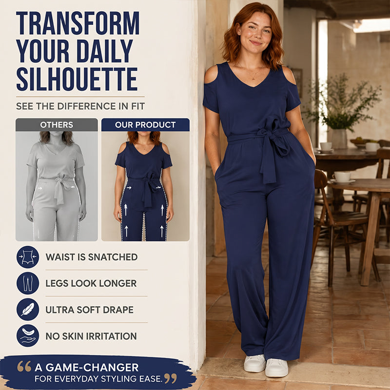 👗🌸 Combinaison élégante à épaules dénudées pour femme – moderne, légère et polyvalente – idéale pour les journées chaudes, les soirées et les occasions spéciales