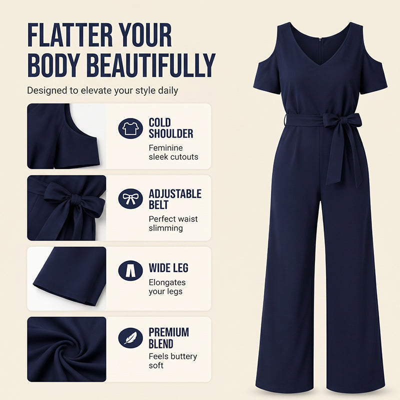 👗🌸 Combinaison élégante à épaules dénudées pour femme – moderne, légère et polyvalente – idéale pour les journées chaudes, les soirées et les occasions spéciales