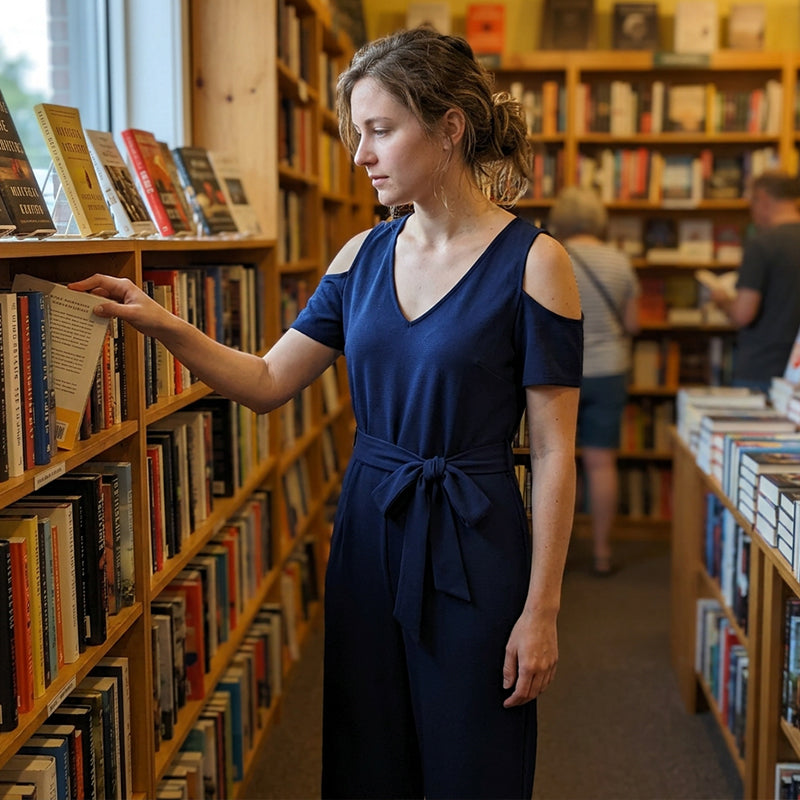 👗🌸 Combinaison élégante à épaules dénudées pour femme – moderne, légère et polyvalente – idéale pour les journées chaudes, les soirées et les occasions spéciales