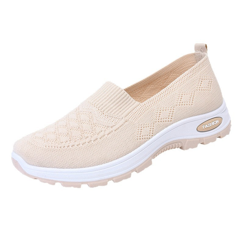 Chaussures plates pour femmes, respirantes et confortables