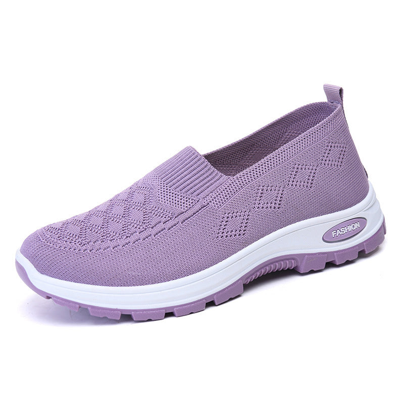 Chaussures plates pour femmes, respirantes et confortables
