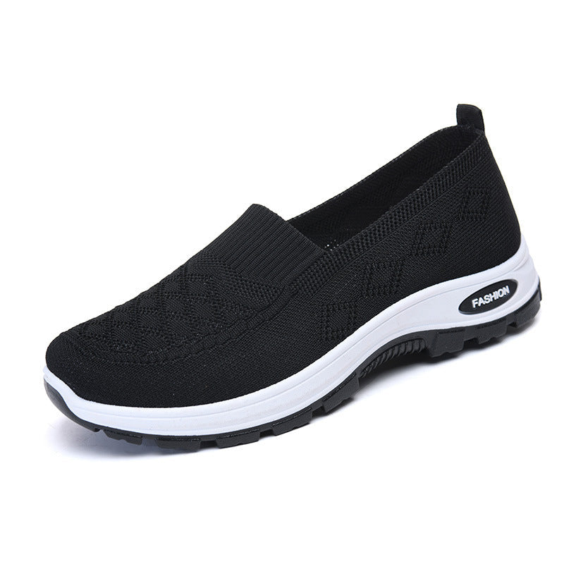 Chaussures plates pour femmes, respirantes et confortables