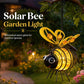 🐝 PROMO LIMITÉE 50% DE RÉDUCTION ! ☀️ Suspension Solaire Abeille Lumineuse – Ailes en Cœur, Métal, Résistant aux Intempéries 🌸