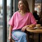 Haut ample et pantalon à imprimé léopard pour femme