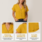 🔔 Plus que 100 pièces ! 🌺 Chemise à manches courtes en coton et lin pour femme