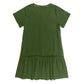 Robe à nouer pour femme, robe d'été ample en coton et lin, avec ourlet à volants, robe décontractée à manches courtes
