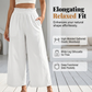 Pantalon décontracté ample à jambes droites pour femmes