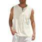 Débardeur décontracté à lacets pour homme