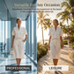 👗 50 % DE RÉDUCTION ! 🌸 Ensemble deux pièces unie et ample pour femme – Confortable, polyvalent et élégant – Idéal pour le quotidien, les voyages ou les moments de détente – Coupe ample au look moderne ✨🌿