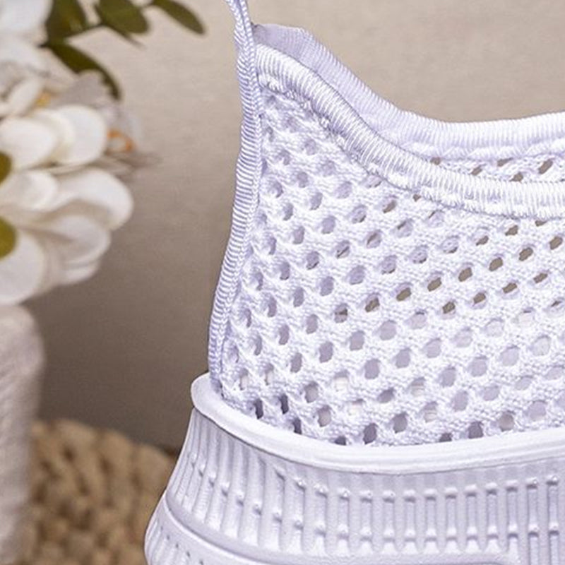 Chaussures de marche en tricot respirant pour femme