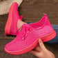 Chaussures de marche en tricot respirant pour femme