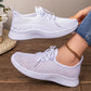 Chaussures de marche en tricot respirant pour femme