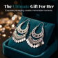 Boucles d'oreilles pendantes élégantes de style vintage en forme de U