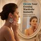 Boucles d'oreilles pendantes élégantes de style vintage en forme de U
