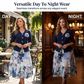 🚀 Nouveauté à moitié prix ⌛ Offre à durée limitée – Robe élégante pour femme à manches courtes et motif floral