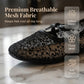 Ballerines femme style français en maille avec nœud