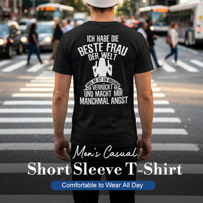T-shirt décontracté à manches courtes pour homme
