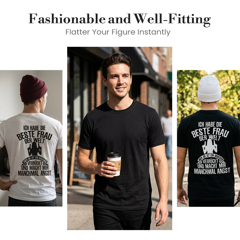 T-shirt décontracté à manches courtes pour homme