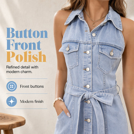 🧵Jupe en jean cintrée élégante