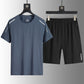 Ensemble t-shirt et short à séchage rapide pour homme