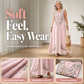 🎐 Robe longue fluide à imprimé bohème ✨ À associer à un chapeau de soleil à large bord en osier et à des sandales de plage plates pour un look bohème décontracté, idéal pour les vacances ! ✨