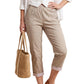 📢📢50% DE RÉDUCTION !! ⏰Pantalon Casual Slim Fit Raccourci Femme