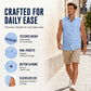 👔 Chemise Sans Manches Homme Col Chemise à Deux Poches Poitrine – Haut Décontracté à Boutons Naturels Coupe Ample