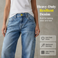 👖 PROMO EXCEPTIONNELLE 50% DE RÉDUCTION ! 🌸 Jean Décontracté pour Femme – Coupe Ample & Jambes Droites – Denim Premium Respirant, Look Casual Chic – Intemporel et Facile à Assortir ✨🛒🌿