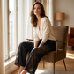 🔥-50%  👖 Pantalon Femme Fluide en Dentelle avec Cordon de Serrage 🌿taille haute cordon et coupe ample pour le quotidien