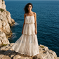 👗 50% DE RÉDUCTION ! ✨ Robe Maxi Élégante en Dentelle Blanche à Bretelles Spaghetti – Dentelle Florale, Silhouette à Volants & Tissu Respirant – Parfaite pour les Mariages et les Soirées d’Été 🌸💍