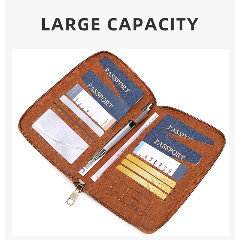 📢📢50 % DE RÉDUCTION !! ⏰Porte-Passeport Familial Anti-Ondes