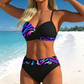 👙 50% DE RÉDUCTION ! 🌺 Bikini d'été à imprimé – Sexy, deux pièces & polyvalent – Parfait pour la plage, la piscine ou le bronzage – léger, confortable & séchage rapide ☀️✨