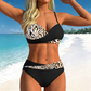 👙 50% DE RÉDUCTION ! 🌺 Bikini d'été à imprimé – Sexy, deux pièces & polyvalent – Parfait pour la plage, la piscine ou le bronzage – léger, confortable & séchage rapide ☀️✨