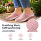 Sandales plateforme en maille respirante pour femmes